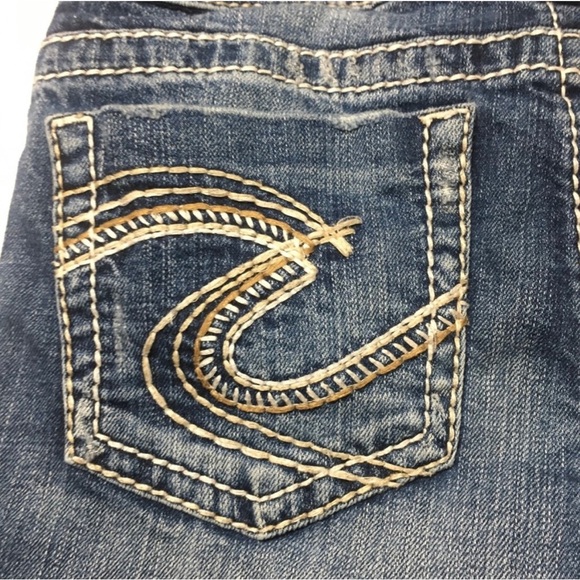 LAST CALL Silver Jeans Frances Boot Cut Jeans Women’s Size 27 Distressed - Picture 12 of 14